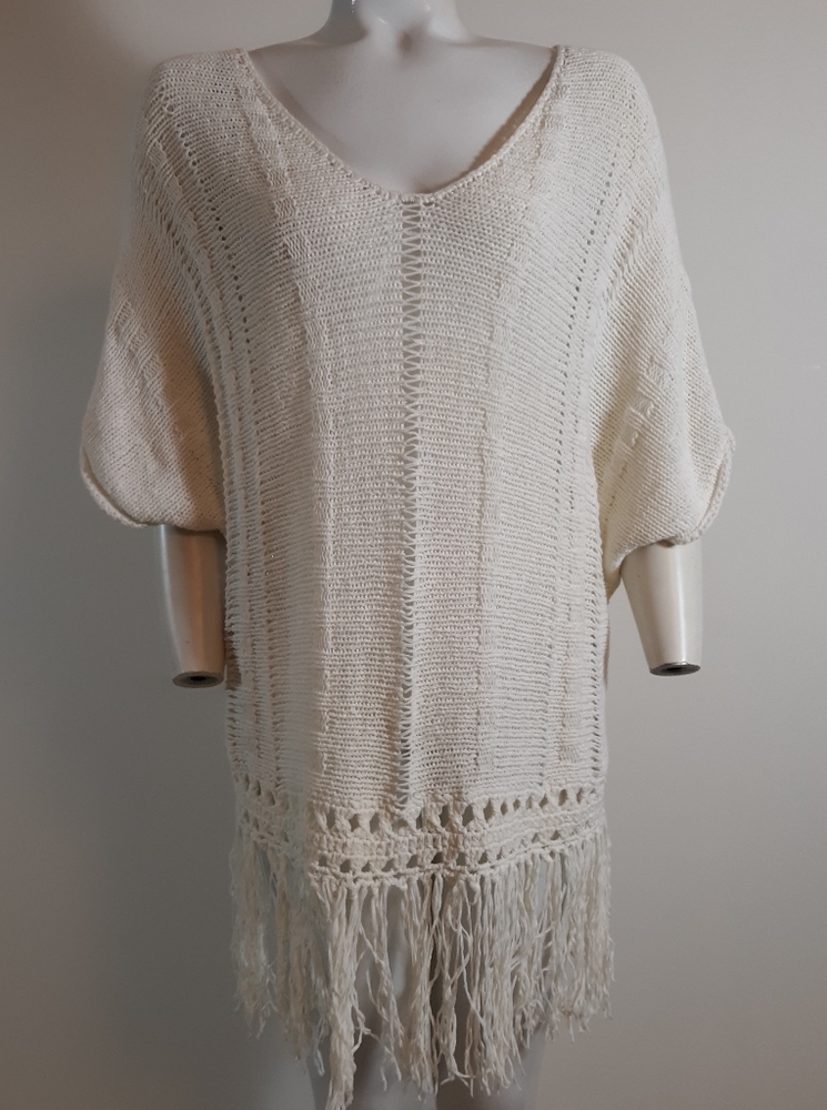 Graham and Spencer fringe oversized sweater